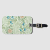 William Morris Rittersporn Gepäckanhänger (Vorderseite (Horizontal))