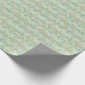 William Morris Rittersporn Geschenkpapier (Ecke)