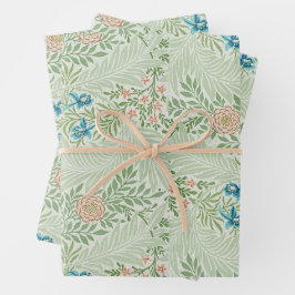 William Morris Rittersporn Geschenkpapier Set