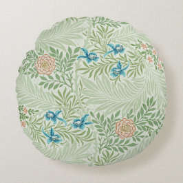 William Morris Rittersporn Rundes Kissen
