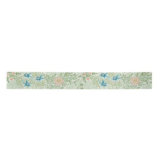 William Morris Rittersporn Satinband (Vorderseite)