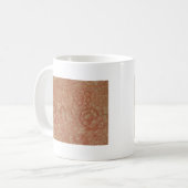 William Morris Rosa Mohnblumen-Blumenmuster Kaffeetasse (Vorderseite Links)