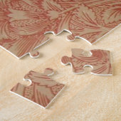 William Morris Rosa Mohnblumen-Blumenmuster Puzzle (Seite)