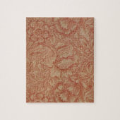 William Morris Rosa Mohnblumen-Blumenmuster Puzzle (Vertikal)