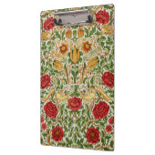 William Morris Rose & Birds Chintz Rot Klemmbrett (Links)