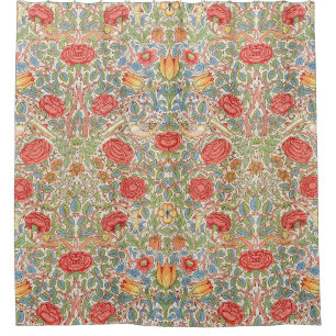 William Morris "Rose" Duschvorhang