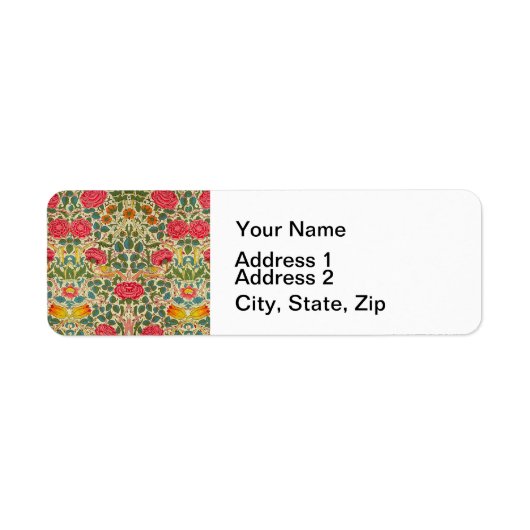 William Morris Rose Floral Chintz Pink (Vorne)