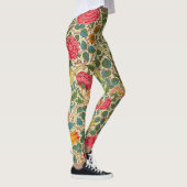 William Morris Rose Floral Chintz Pink Leggings (Rechts)