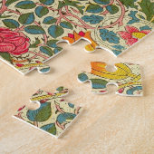 William Morris Rose Floral Chintz Pink Puzzle (Seite)