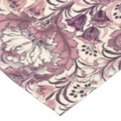 William Morris Rose Gold Creme Blumenmuster Tischdecke (Schrägansicht)