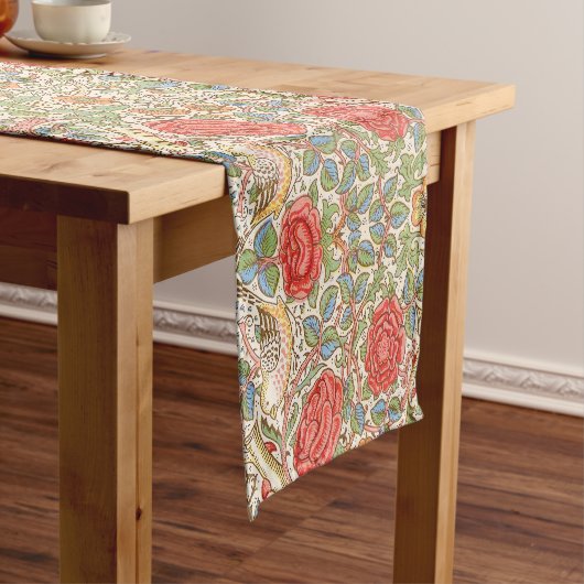 William Morris "Rose" Kurzer Tischläufer (Beispiel)