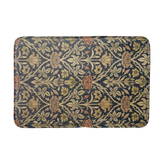 William Morris: Rose & Lily Bath Mat Badematte (Vorderseite)