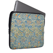 William Morris Rose & Thistle Floral Blue Laptopschutzhülle (Vorne Rechts)