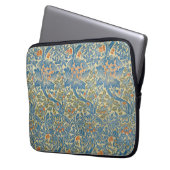 William Morris Rose & Thistle Floral Blue Laptopschutzhülle (Vorderseite Links)