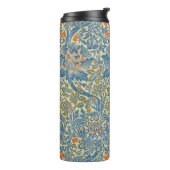 William Morris Rose & Thistle Floral Blue Thermosbecher (Nach links gedreht)