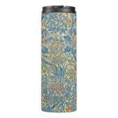 William Morris Rose & Thistle Floral Blue Thermosbecher (Rückseite)
