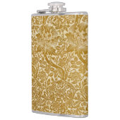 William Morris Rose & Thistle Floral Golden Flachmann (Links)