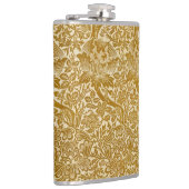 William Morris Rose & Thistle Floral Golden Flachmann (Rechts)