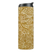 William Morris Rose & Thistle Floral Golden Thermosbecher (Nach links gedreht)
