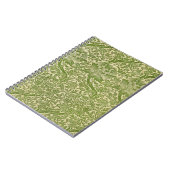 William Morris Rose & Thistle Floral Green Notizblock (Linke Seite)