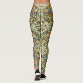 William Morris Rose Wreath Cushion Cover Classic Leggings (Rückseite)