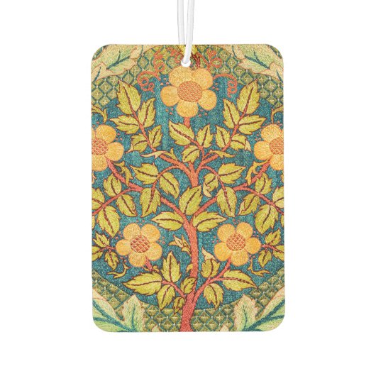 William Morris Rose Wreath: Klassische Künste und Autolufterfrischer (Rückseite)