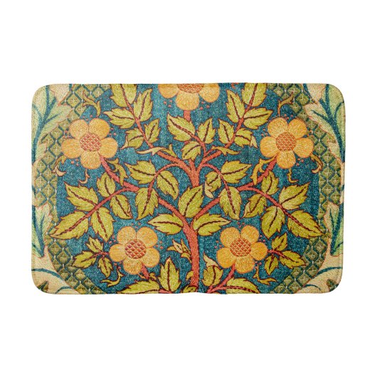 William Morris Rose Wreath: Klassische Künste und Badematte (Vorderseite)