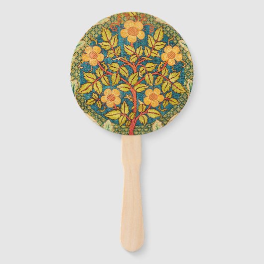 William Morris Rose Wreath: Klassische Künste und Fächer (Vorderseite)