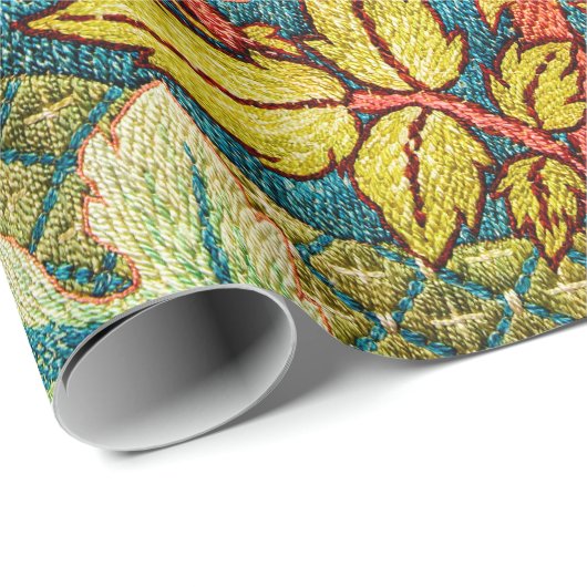 William Morris Rose Wreath: Klassische Künste und Geschenkpapier (Rolleneckpunkt)