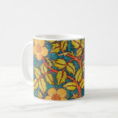 William Morris Rose Wreath: Klassische Künste und  Kaffeetasse (Vorderseite Links)