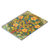 William Morris Rose Wreath: Klassische Künste und Notizblock (Linke Seite)