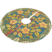 William Morris Rose Wreath: Klassische Künste und  Polyester Weihnachtsbaumdecke (Schrägansicht)