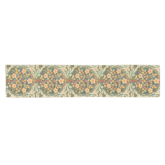 William Morris Rose Wreath Kurzer Tischläufer (Horizontal)
