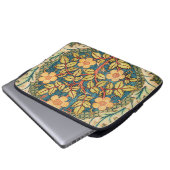 William Morris Rose Wreath Laptopschutzhülle (Vorne Knopf)