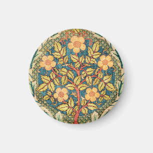 William Morris Rose Wreath Magnet