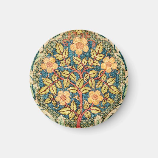 William Morris Rose Wreath Magnet (Vorne)