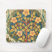 William Morris Rose Wreath  Mousepad (Mit Mouse)
