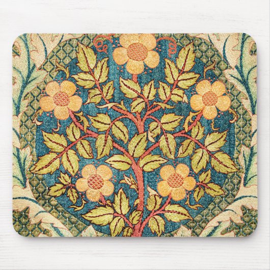 William Morris Rose Wreath  Mousepad (Vorne)