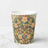 William Morris Rose Wreath Pappbecher (Vorderseite)