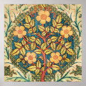 William Morris Rose Wreath Poster (Vorne)
