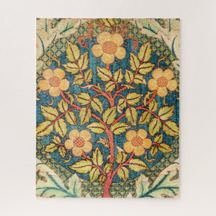 William Morris Rose Wreath Puzzle