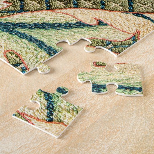 William Morris Rose Wreath Puzzle (Seite)