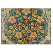 William Morris Rose Wreath Schneidebrett (Vorderseite)