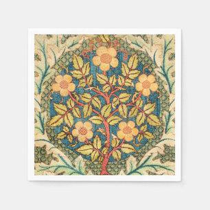 William Morris Rose Wreath  Serviette