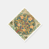William Morris Rose Wreath Serviette (Ecke)