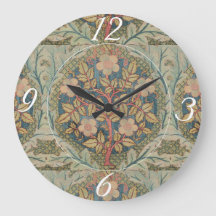 William Morris Rose Wreath Vintag Blühende Rose