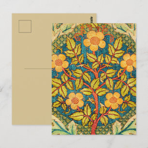 William Morris Rosenkranz: Klassische Kunst & Hand Postkarte