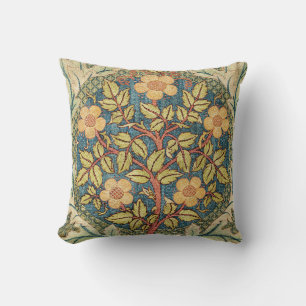 William Morris Rosenkranz Vintage-Blumenkunst Kissen