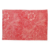 William Morris, rot, blumengeschmückt, viktorianis Kissenbezug (Rückseite)
