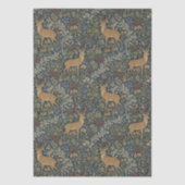 William Morris Rote Beeren & Hirsch Muster Seidenpapier (Vorderseite)